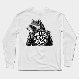 Rebel Raccoon: Streets & Scraps Long Sleeve T-Shirt